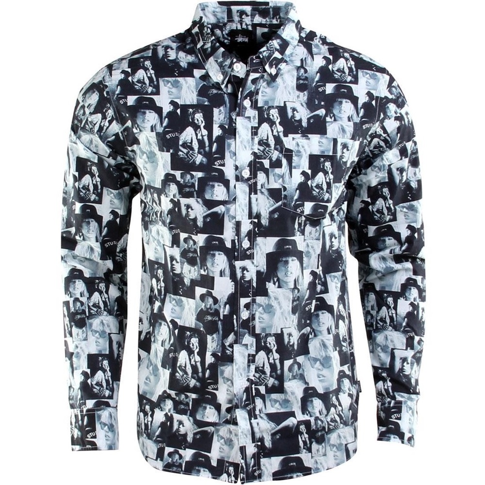 Stussy Laura Love Long Sleeve Shirt (black)